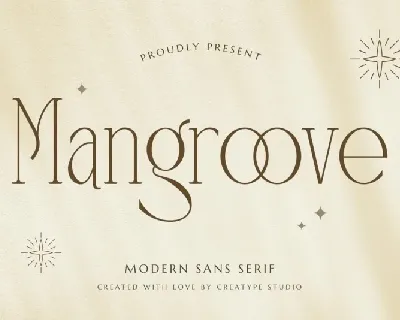 Mangroove font