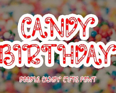 Candy Birthday font