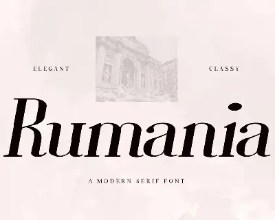 Rumania font