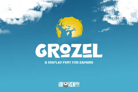 Grozel – Gaming Display font