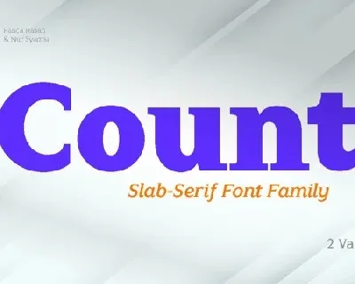 Counte font