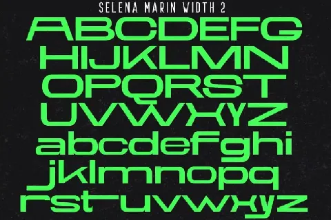 Selena Marin font