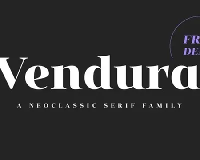 Vendura Sans Serif Demo font