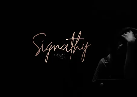 Signathy Signature font