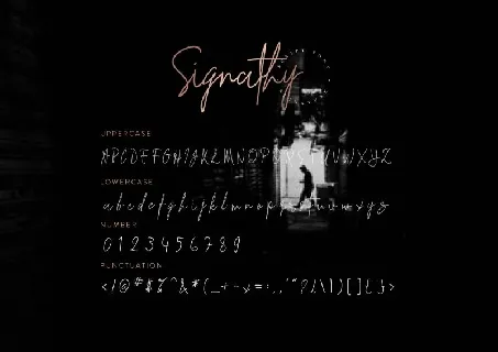 Signathy Signature font