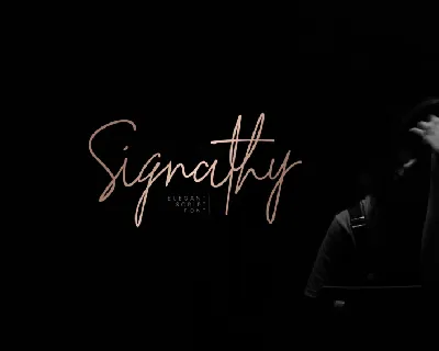 Signathy Signature font