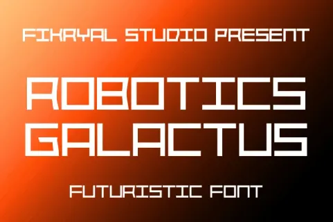 Robotics Galactus Family font