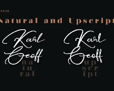 Karl Geoff Script Free Download font