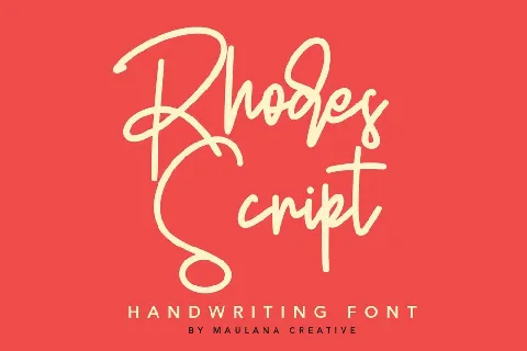 Rhodes font