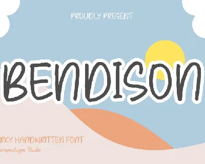 Bendison font