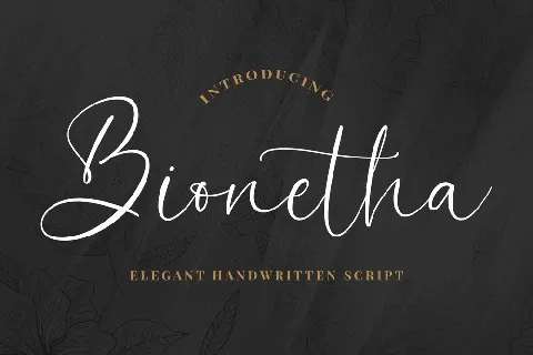 Bionetha font