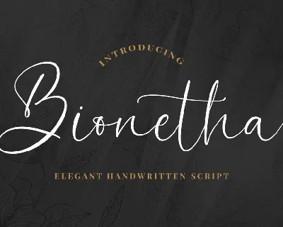 Bionetha font