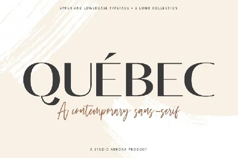 Quebec Sans Serif font