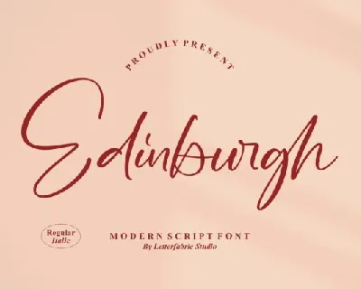 Edinburgh font