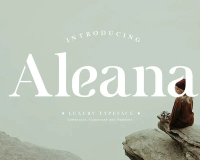 Aleana font