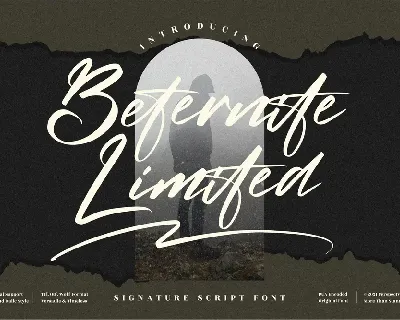 Beternite Limited font