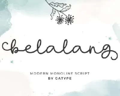 belalang font