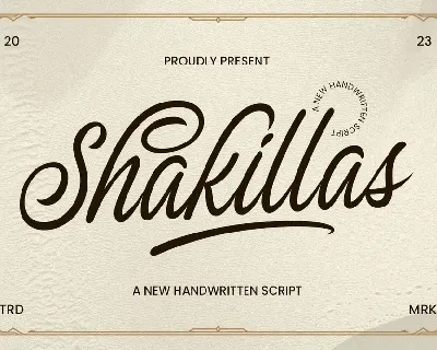 Shakillas font