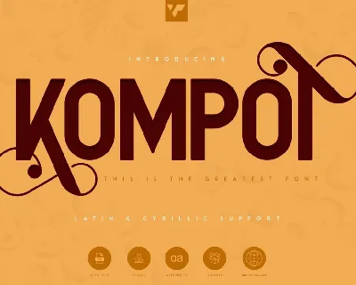 Kompot font