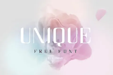 Unique font