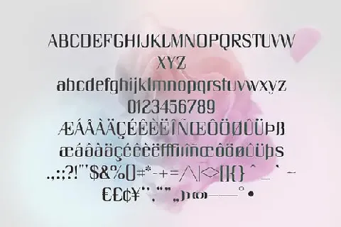 Unique font