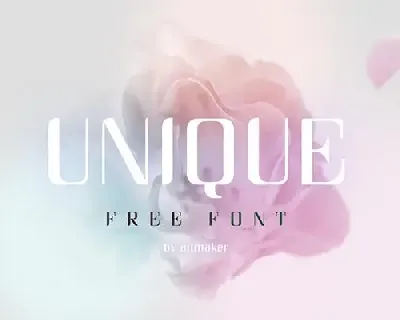 Unique font