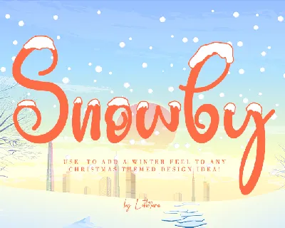 Snowby font
