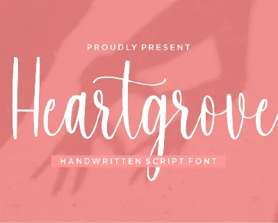 Heartgrove font