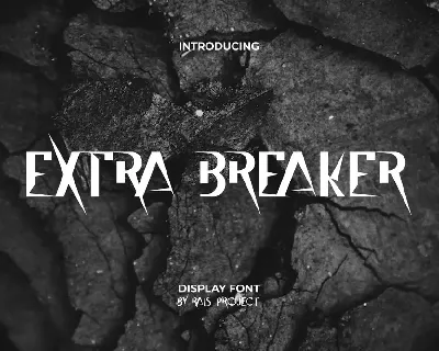 Extra BreakerDemo font