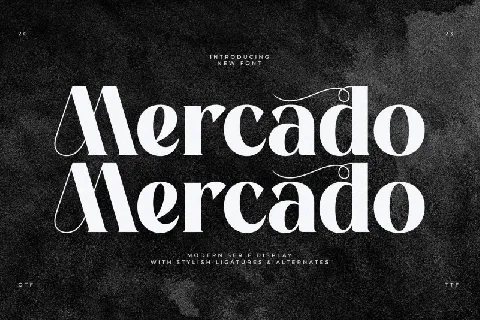 Mercado font