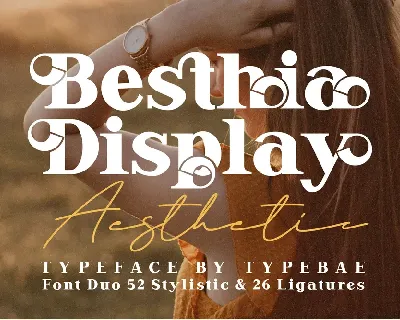 Besthia Display Duo font