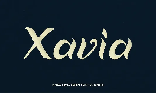 Xavia font