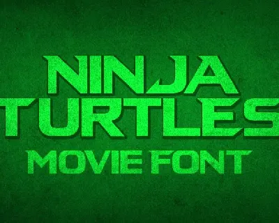 Ninja Turtles font
