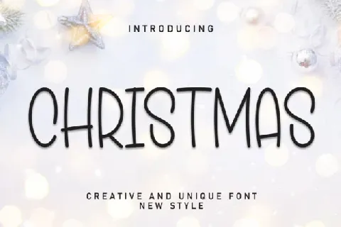 Christmas Display font