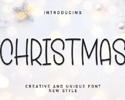 Christmas Display font