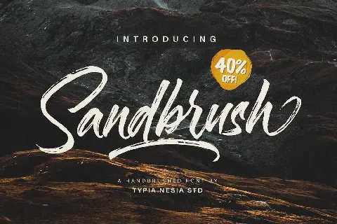 Sandbrush Brush Free Download font