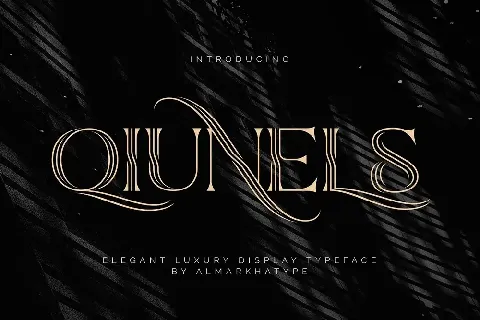 Qiunels font