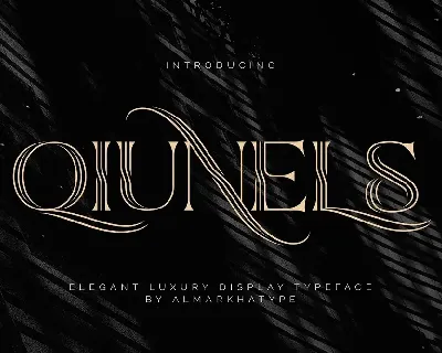 Qiunels font