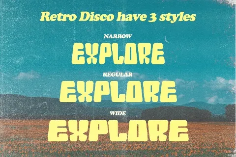 Retro Disco DEMO font