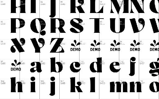 Mezzotint CF font