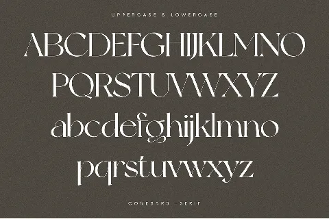 Conebars font