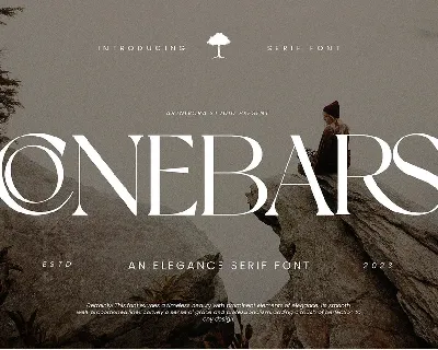 Conebars font