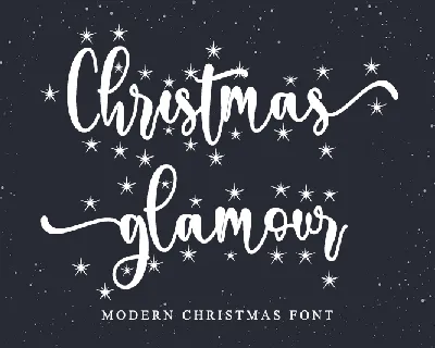 Christmas glamour - Personal us font