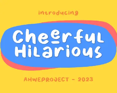Cheerful Hilarious font