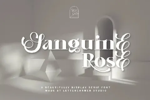 Sanguine Rose font