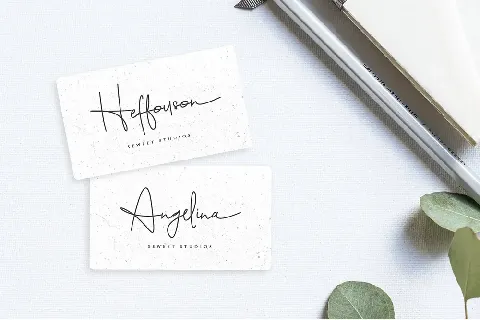 Austin Pen Signature font
