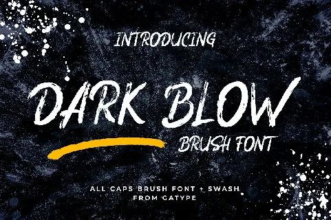 Dark Blow font