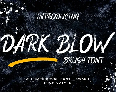 Dark Blow font