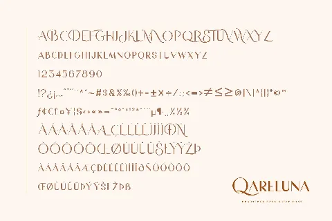 Qareluna font