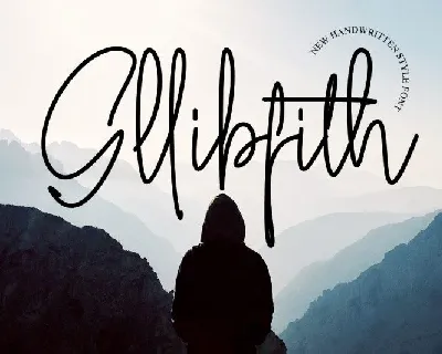 Gllibfith Handwritting font
